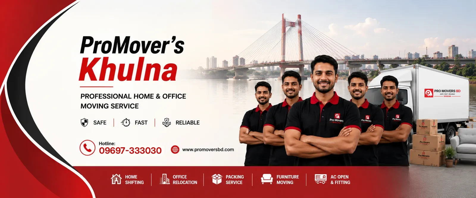 Pro Movers BD Khulna operations team